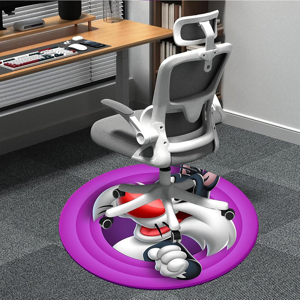 

1pc Sylvester Cat, Looney Tunes Chair Carpet for Office Non-Slip, Indoor Non-Slip Washable Carpet, Non-Shedding Mat For Office yy251030083 80cm by 80cm