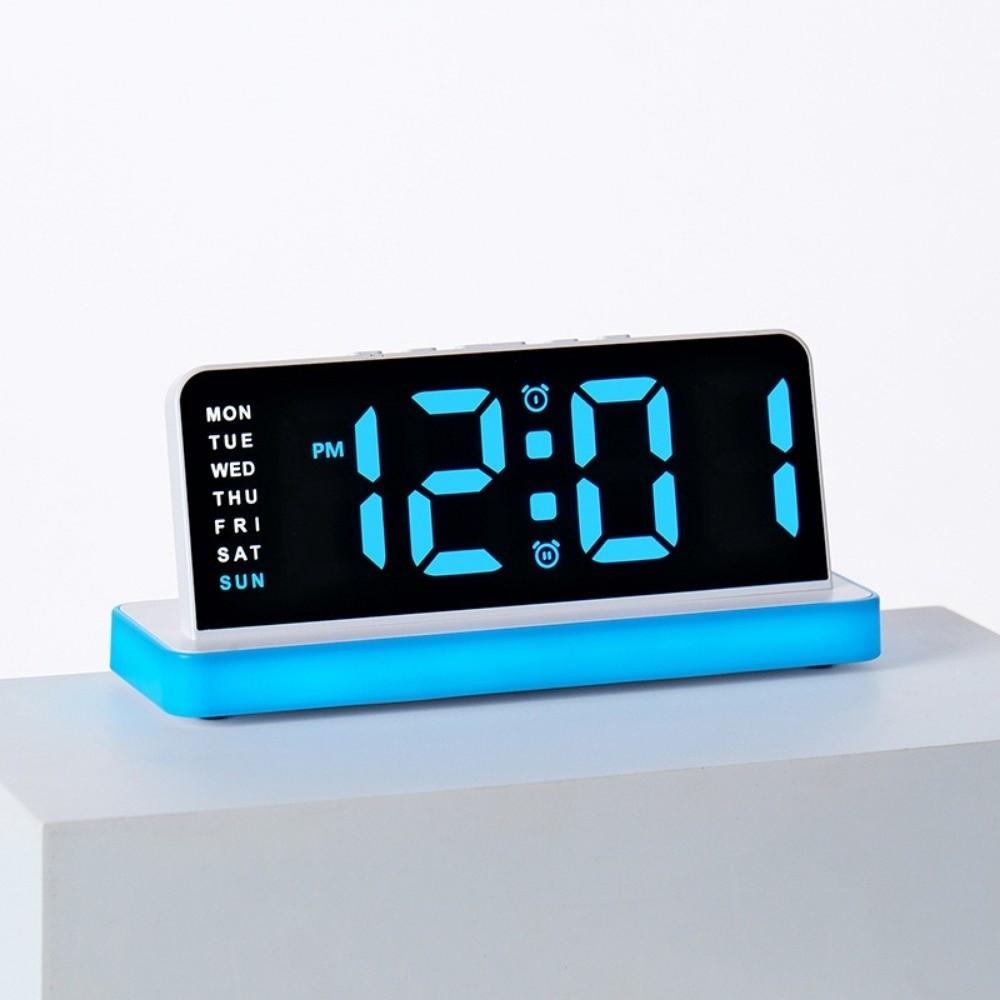 Large Screen LED Electronic Clock Adjustable Brightness Table Clock Digital Alarm Clock  Home Use