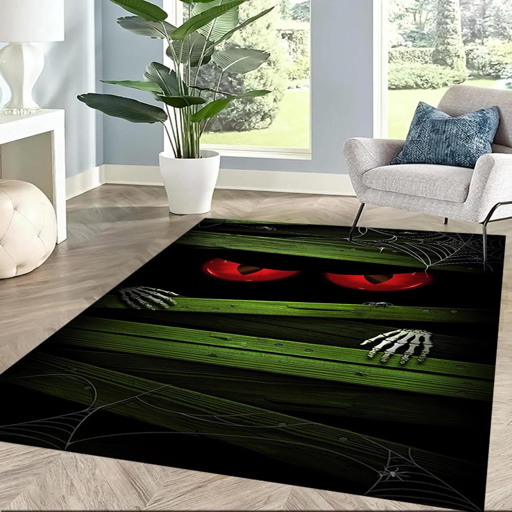 Happy Halloween Night Floor Mats for Living Room, Bedroom and Room Decoration Are Suitable for Gifts.