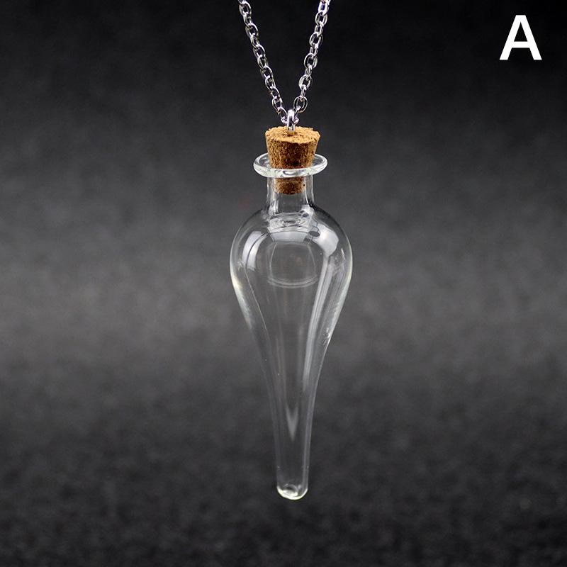 Happy Potion Magical Liquid Luck Color Changing Glass Potion Bottle Pendant