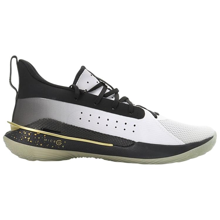 Under Armour Curry 7 'For The Game' (Unisex) White / Black Basketball Shoes 3023300 104