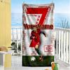 Cristiano Ronaldo Customized Name Beach Towel High Absorbency & Quick-Dry Ideal for Travel Outdoor Swim Pool Yoga Surf Camping Hiking Gym Gift Holiday