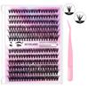 Diy Segmented False Eyelashes 12 Rows Large Capacity Glue Tweezers Set Combination Eyelashes