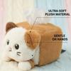 Drivers Cute Plush Animal Car Tissue Box Holder, Vehicle Console Napkin Dispenser, Secure Strap, Easy Refill, Tidy Ride, All-Season