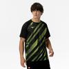 Table Tennis Game Short JTTA Size M Wear, Shirt, Sleeve, Approved, Sweat-wicking, Quick-drying, Unisex, 82JAC102, Black/Yellow,