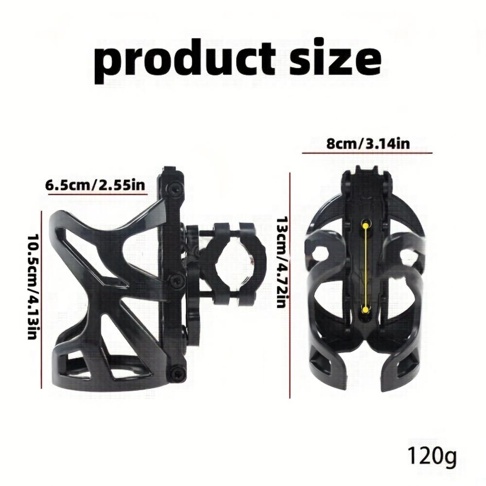Durable Motorcycle Water Bottle Holder Mount - Universal Fit, Vibration - Resistant
