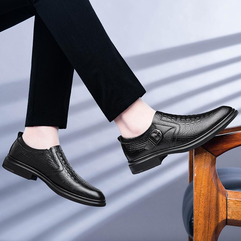 Módní Formální kožené boty pro muže Šaty Business Boty Pánské Geometrické Oxfords Party Svatba Běžné Pánské boty