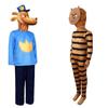 Costume Cosplay di Halloween Dog Man Per Bambini Unisex Tessuto in Poliestere Con Design Divertente