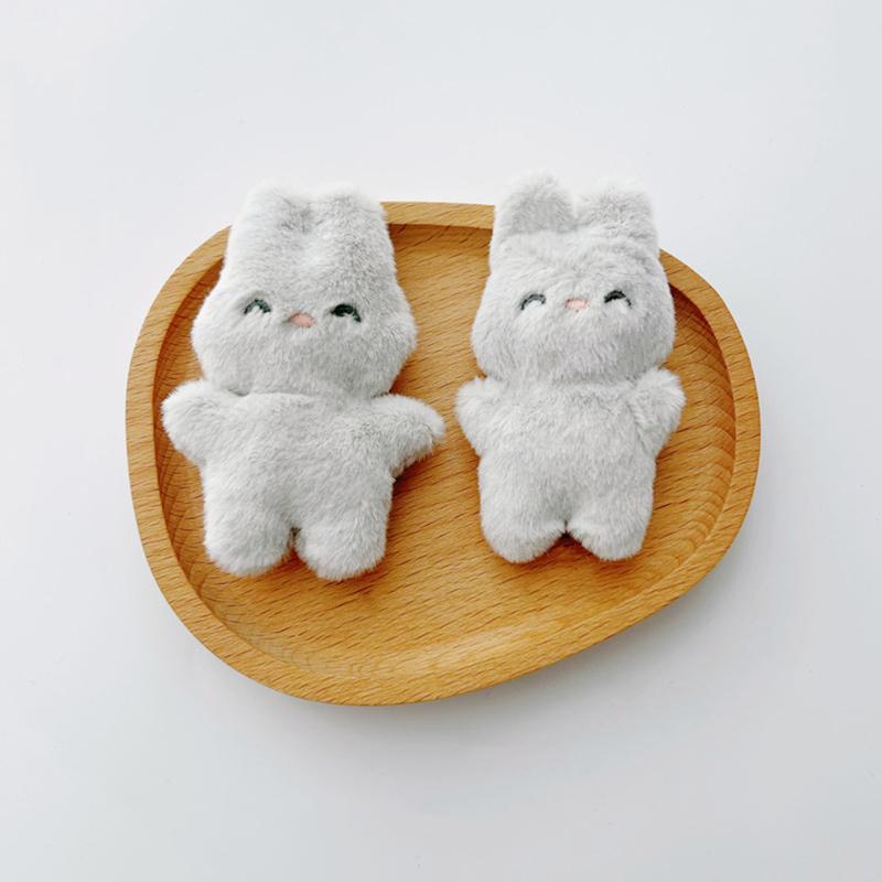 Broșă drăguță de pluș din material textil pentru iepure, drăguț iepure, geantă de îmbrăcăminte, șosete, insignă, Pins