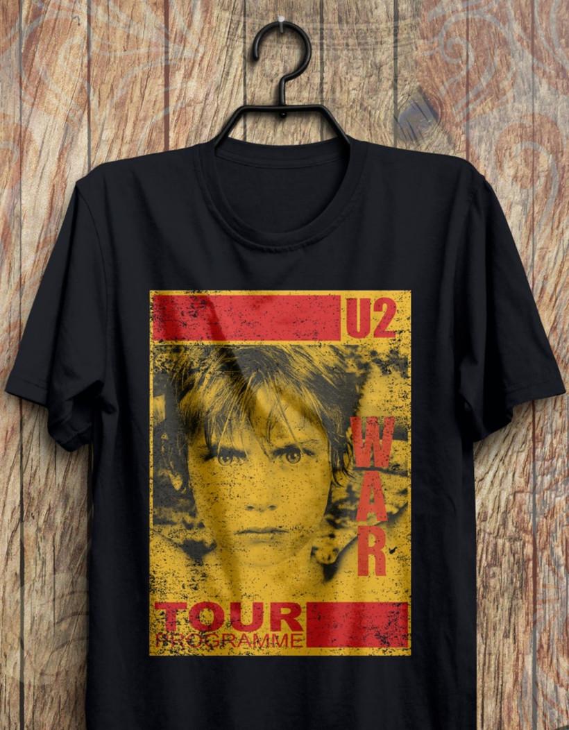U2 War Tour 80s T-Shirt Mens Womens Tees Top, U2 Tshirt, U2 Band Tee, Classic Rock, Unisex Tee XL