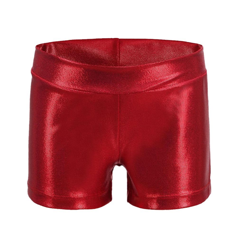 

Summer Gymnastic Shorts Elastic Performance Show Shorts Fashion Dancewear Children 110CM красный
