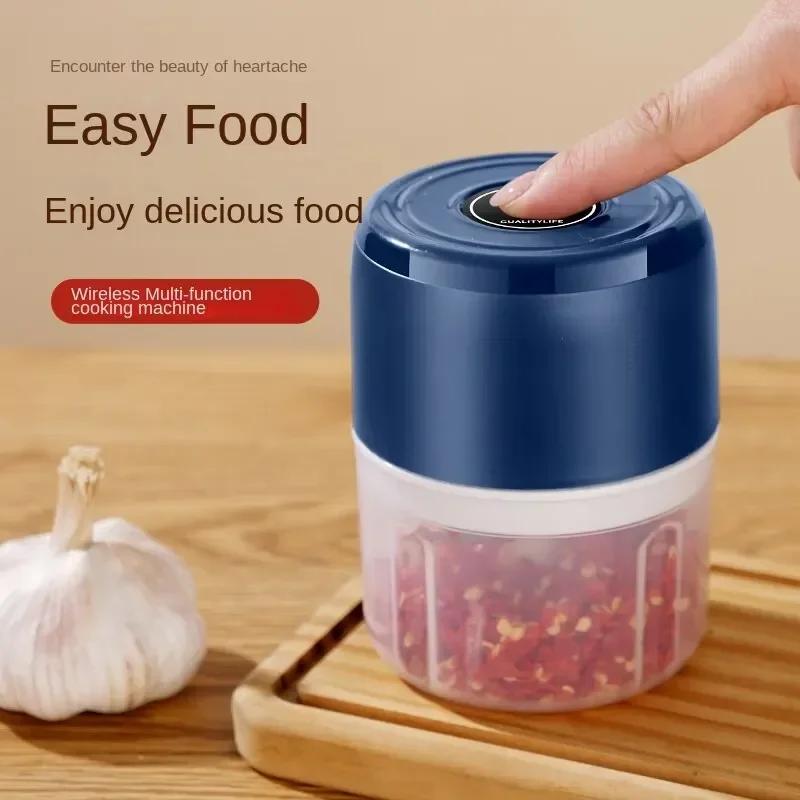 One-Button Automatic Chopper Food Crusher Meat Grinder Mini Garlic Press USB Vegetable Chopper Masher Machine Kitchen Gadgets