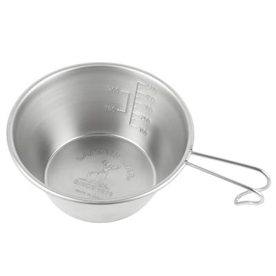 Captain Stag Κούπα Sierra Ανοξείδωτη Μεγάλη Κούπα Sierra 630ml Σπειροειδές Φινίρισμα Ανοξείδωτη Κατασκευασμένη στην Ιαπωνία Ασημί Tsubame-Sanjo UY-7017
