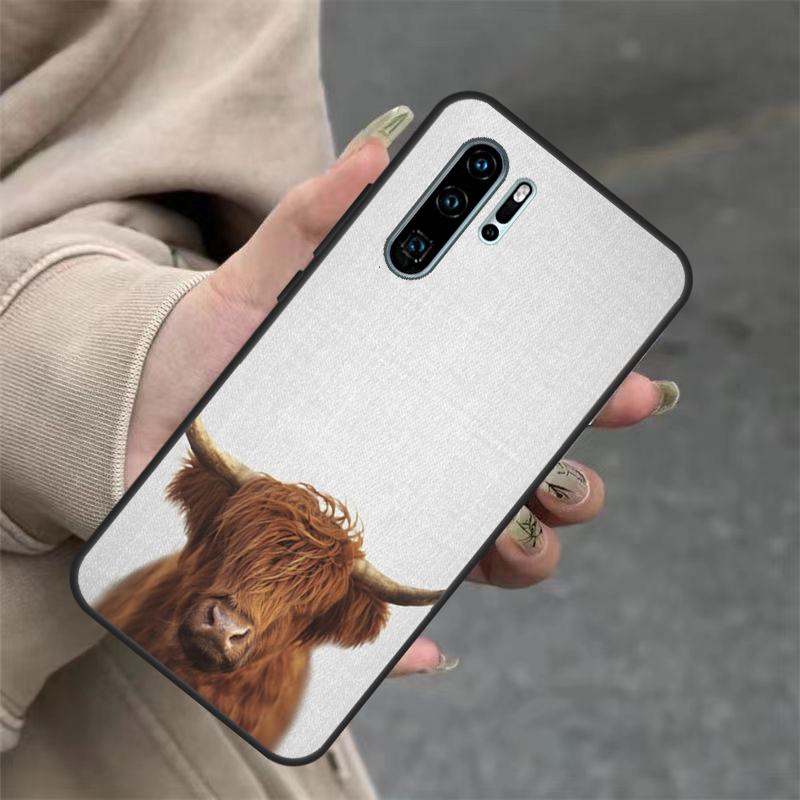 Highland Cows For Huawei Nova 11i 8i 7i 3i Nova 9 10 SE 5T Y60 Y70 Y90 Y91 Y61 P20 P30 P40 Lite Pro Case