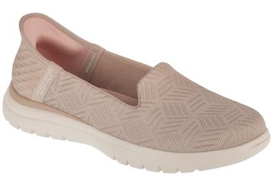 Slip-Ins On The Go Flex - Clover, Γυναικεία μπεζ Μισά παπούτσια