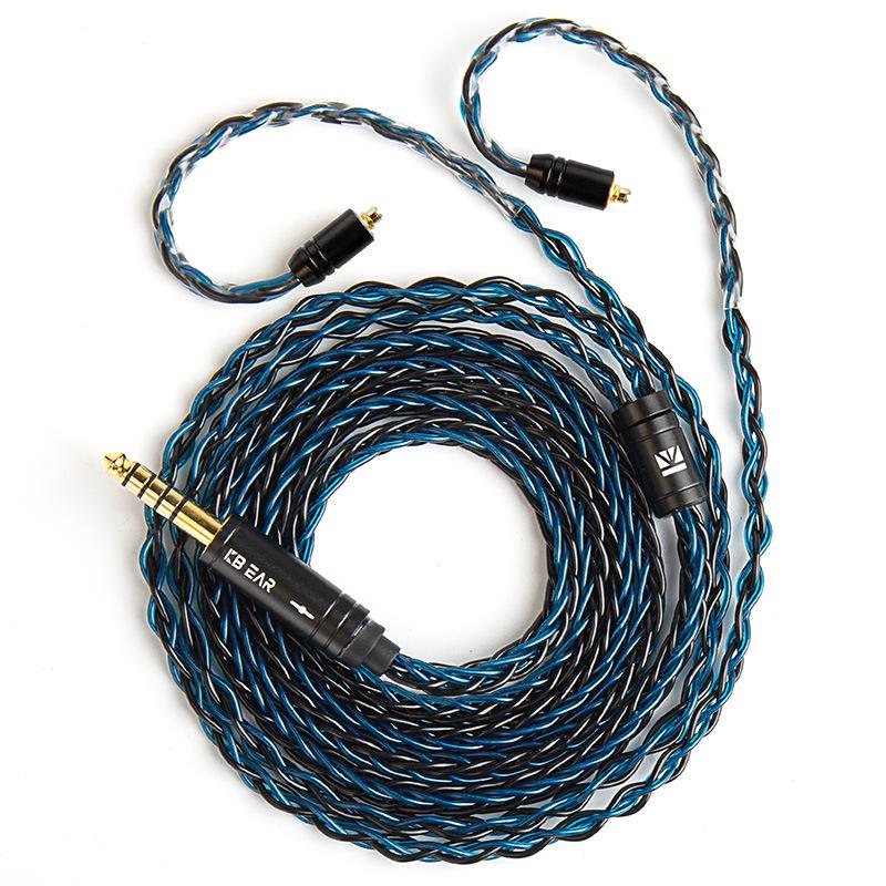 2025 KBEAR ST-12plus Earphone 2m 8-Core OFC Balanced Upgrade Cable
