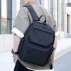 Men's Backpack Large Capacity Travel Leisure Solid Color Computer Backpack Fashion Men and Women Students Schoolbag