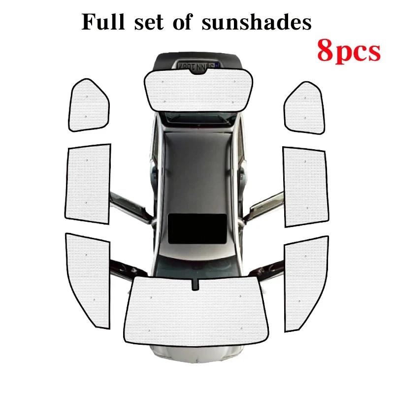 Full Car Sun Shade Parasol Coverage for Ford F-150 2015– Mat Visor Side Window Sunshade Cover Anti UV Pad Accessories.