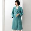 Yiliteng Double-faced Pure Wool Belted Mid-length Coat