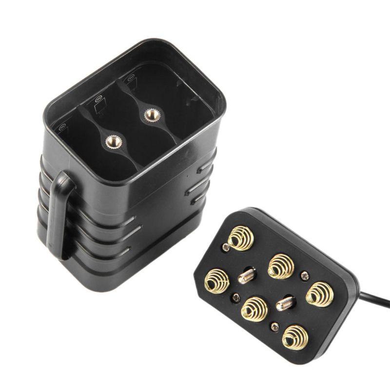 1 Pc 6x18650 12V Rechargeable Battery Pack for Case Waterproof Housing Cover Battery Storage Box with 5.5x2.1mm Adapter