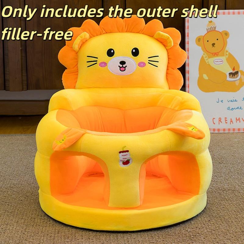1Pcs Comfortable Toddler Nest Puff Without Filler Cute Baby Sofa Support Seat Cover Plush Chair Learningto Sit Feeding Chair