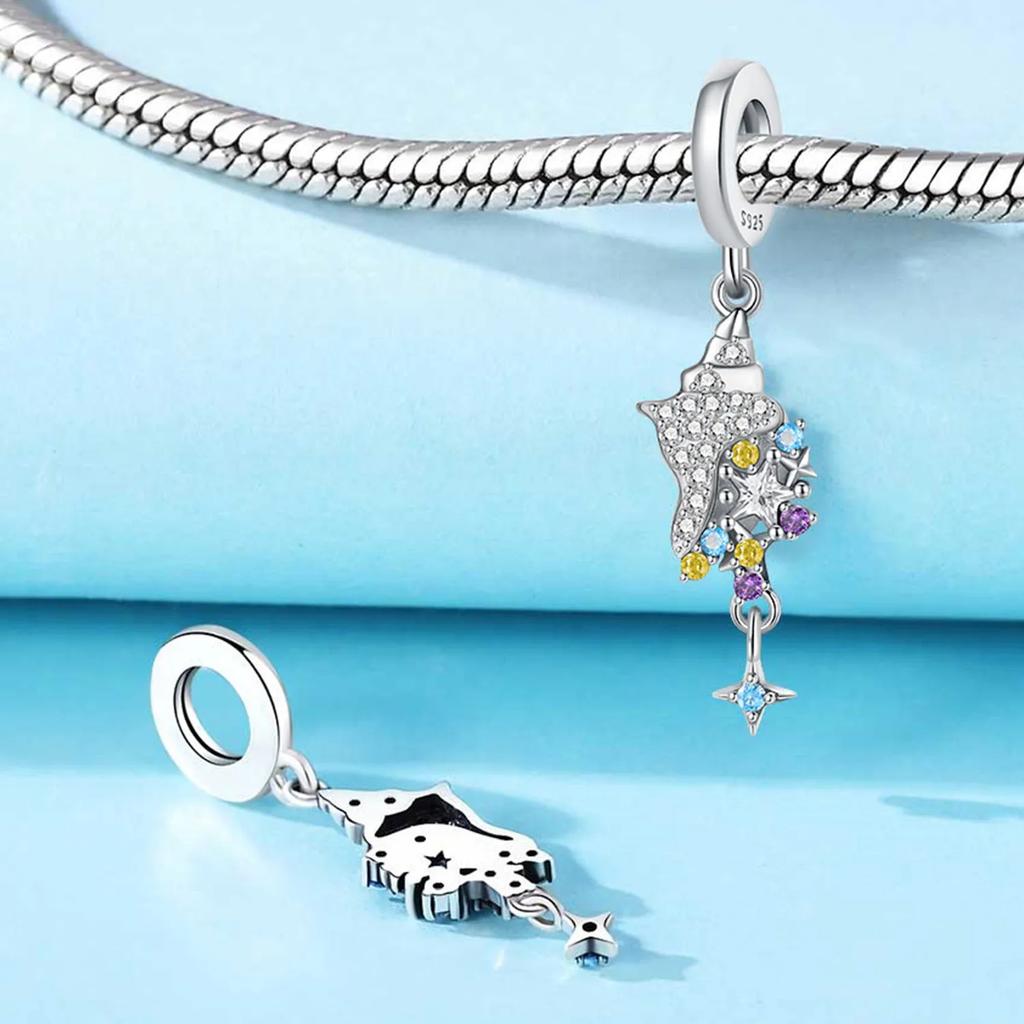 Original Kupfer See Krabbe Schildkröte Oktopus Charm Perlen Passen Armband Zubehör Charms Schmuck Frauen Feiner Schmuck Geschenk