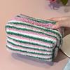 Storage Function Plush Makeup Bag Clutch Style Cute Clutch Pouch Travel Cosmetic Bag  Travel Use