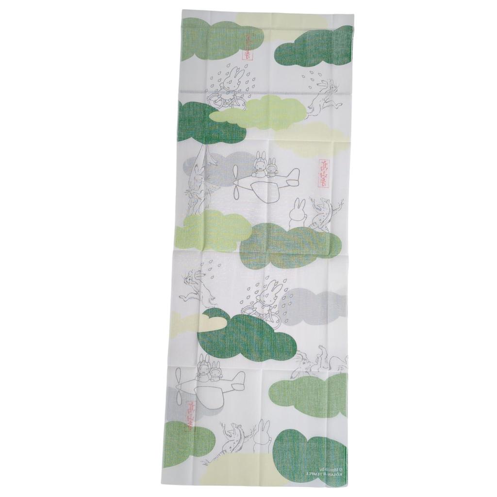 Marimo Craft Miffy x Choju Giga Tenugui Leker på W340xH900mm (Handduk) Moln, Ca. DBC-238