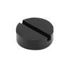 Car Universal Slotted Frame Rail Floor Jack Pads Jacking Rubber Pad Adapter Black