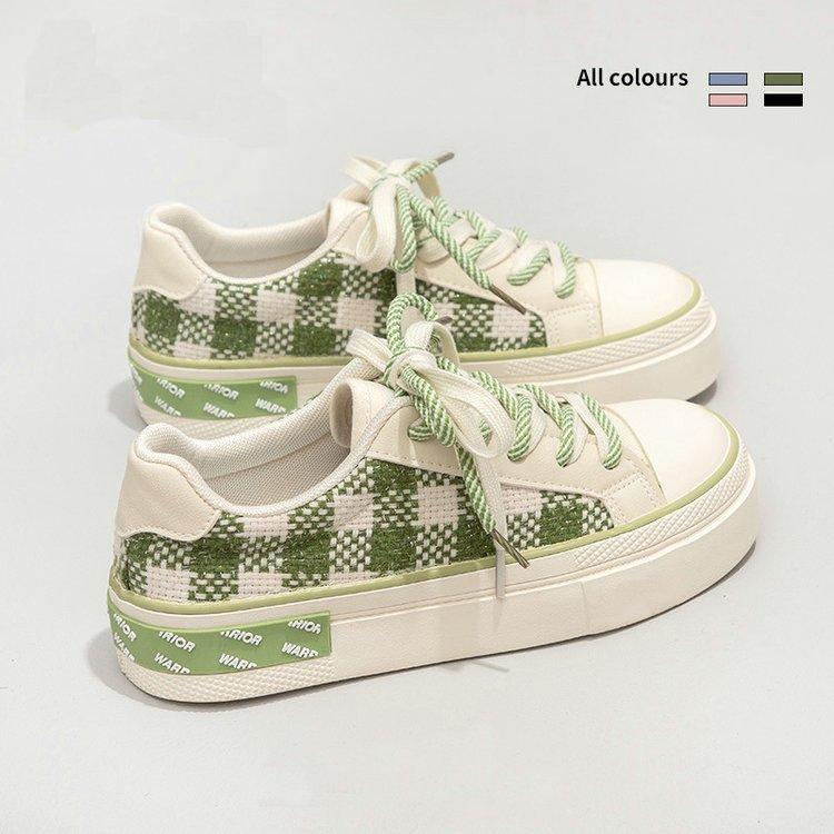 Canvas shoes spring breathable new platform cute casual shoes sports board shoes