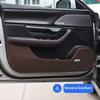 For Xpeng P7 2022 2023 2024 4Pcs Car Door Anti Kick Protection Pad Panel Alcan Tara Suede Auto Doors Anti-Dirty Cover Sticker