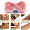 70Pcs Plastic Coated Iron Wall Hooks Multiple Purpose Hanging Hardware For Bathroom Shelves Tool Planter Mounting