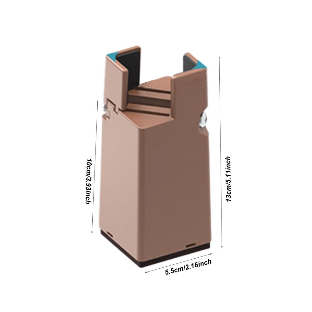 4Pcs Desk Leg Riser Heavy Duty Raiser Table Risers Heightening Foot Pad Bed Sofa Chair Table Feet Wear Resistant Anti Slip Mat