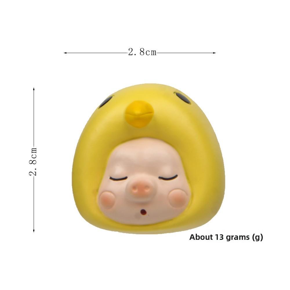 Penguin Jenny Pig Cartoon Resin Magnet Clips For Refrigerator Decor And Gift Giving