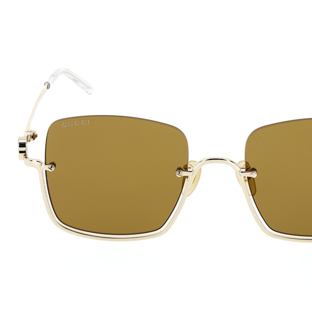 Gucci Eyewear Square Frame Sunglasses Women's Gold