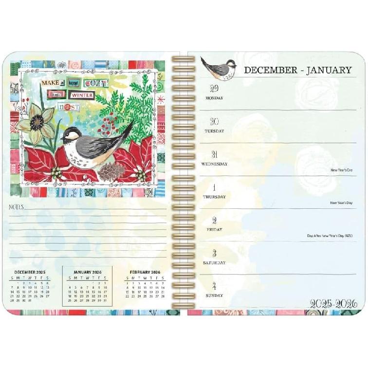 Lang, Happy Life 2026 Planner, 6.5'' X 9'', Weekly Calendar with Stapled Binding