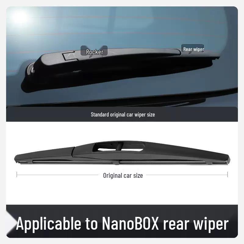 Nano BOX Frameless Wipers for Dongfeng Electric Vehicle - Dedicated Front & Rear Rubber Strips