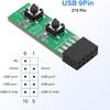 9Pin Motherboard Tester PC Assembly Case Switch Practical Power Starter Board  Desktop Computers