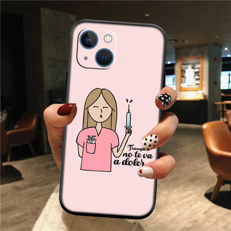 Arzt Krankenschwester Muschel Handyhülle für Samsung Galaxy A11 A12 A13 A15 A52S A53 A55 A56 A70 A71 A72 A73 F06 F16 F56 S10 Plus S10e