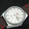 MONTRE VINTAGE SEIKO 5 AUTO 6309A JAPON ARGENT POUR HOMMES REMIS À NEUF 593c-a314838-2