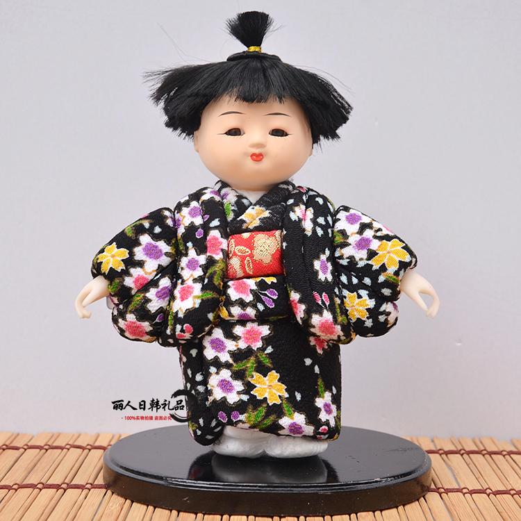 Retro Japanese geisha Doll Action figures Kimono Statue Figurines Ornaments for Home Room Hotel Desk Cabinets Decor Crafts Gift