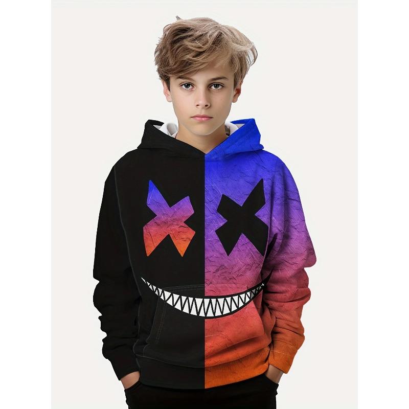 Casual Comfortable Sweatshirts Fashionable Children's Clothing Printed Hoodies Sweatshirts Boys