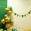 1pcs Set 16.4ft Macaron Paper Card Triangle Banner For Birthday Party Banner Flags Pennant Banner Flags Pennant Banner