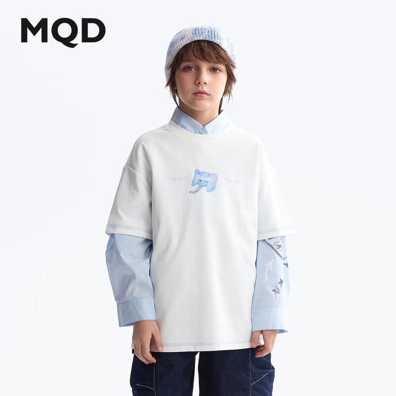 MQD Kids  Round Neck Short Sleeve T-shirt 150
