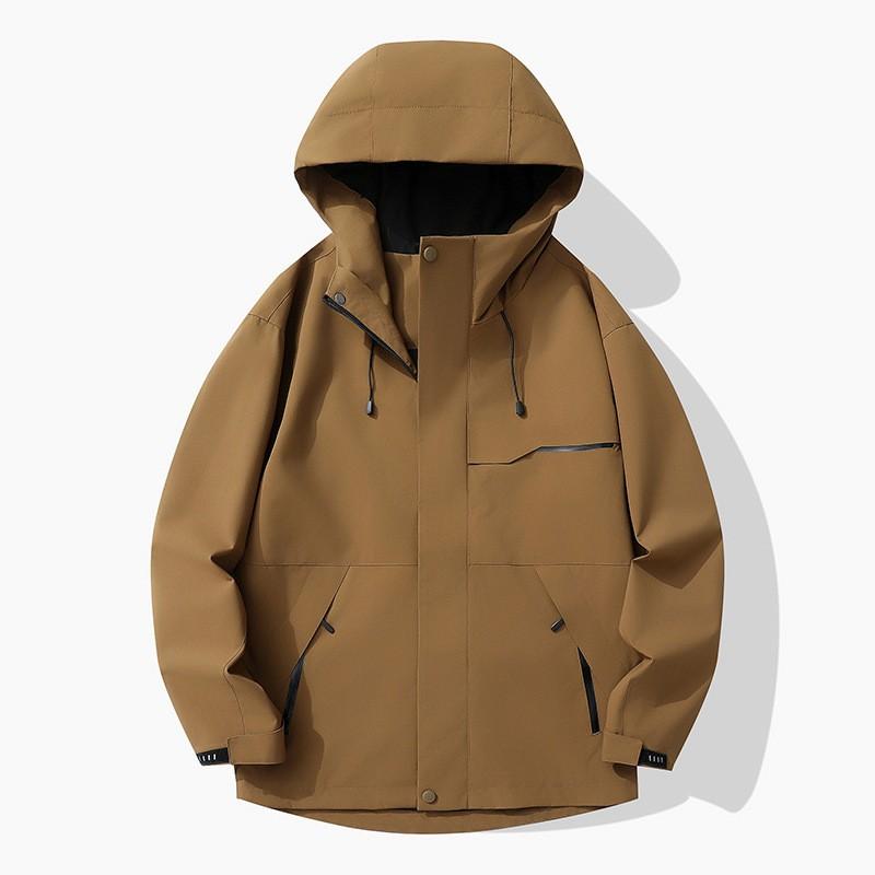 Mens Womens 3-in-1 Waterproof Windproof Hiking Jacket With Removable Shell Gore-Tex Fabric All-Season Outdoor Parka