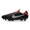 Nike Tiempo Legend 8 Elite FG Nero Arancione Totale Scarpe da Ginnastica da Uomo Bianco CI7587-018