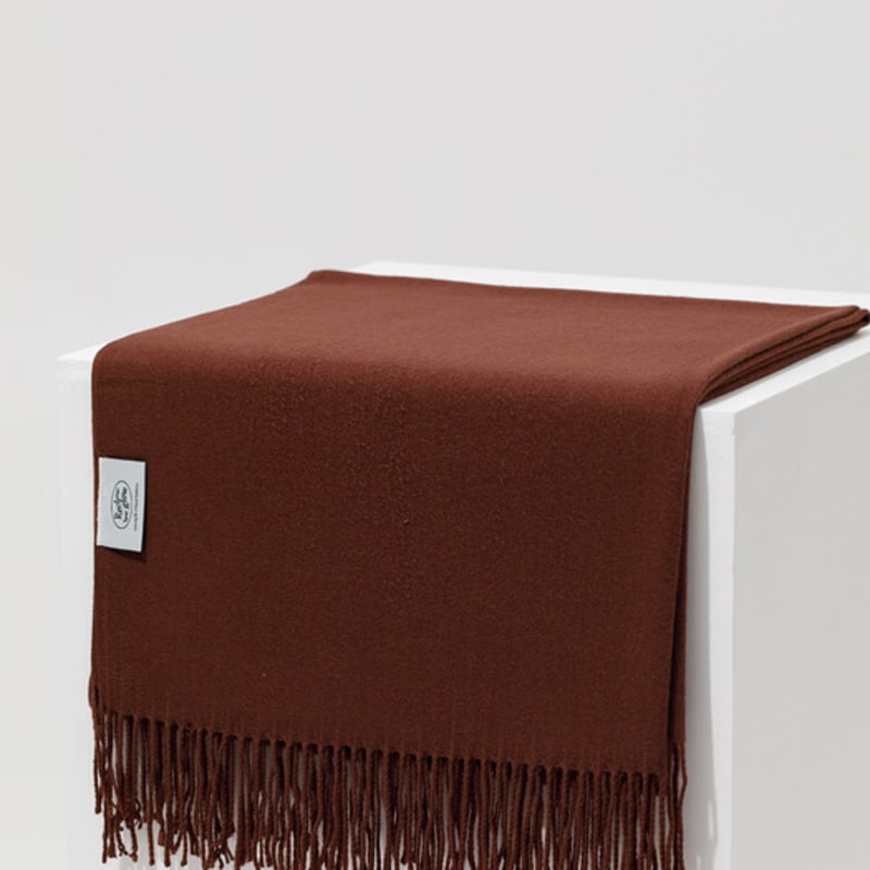 RECLOW MILD Plain Muffler BROWN