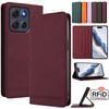 Leather Retro Anti-theft Wallet Flip Case For Motorola MOTO G86 Power G66Y G66J G56 G06 5G Phone Cover Magnetic Hasp Card Slot