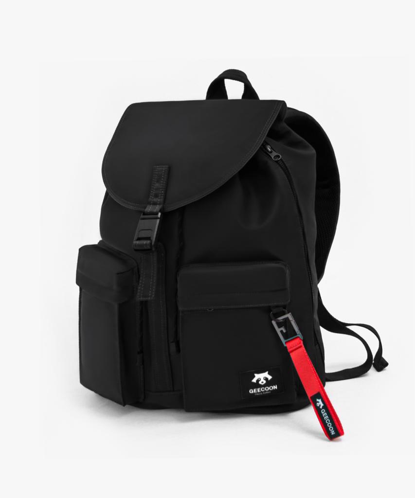 Geecoon Nylon Authentic String Utility Backpack Gee238-702 Black