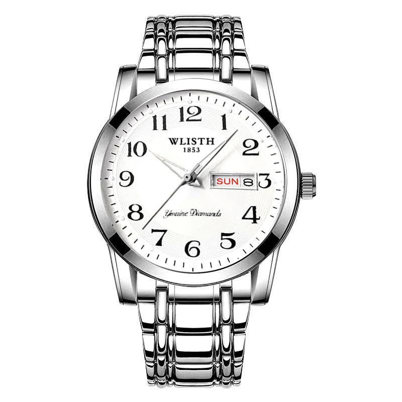 Top Brand Fashion Men's Watch Double Calendar Luminous Waterproof Quartz Digital Wrist Watch